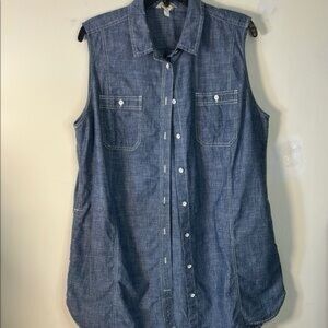 Duluth Trading Co Organic Cotton Denim Top
